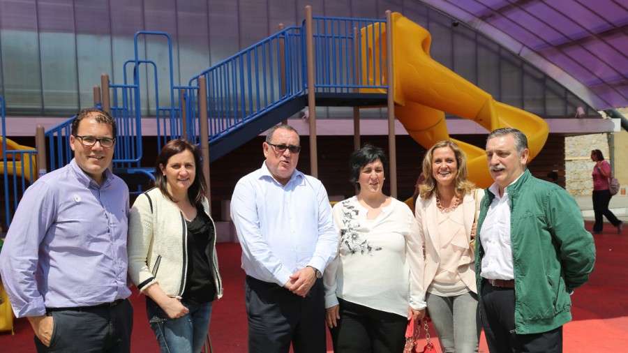 Presentación del candidato a la alcaldía de Trapagarán, Xabier Cuellar