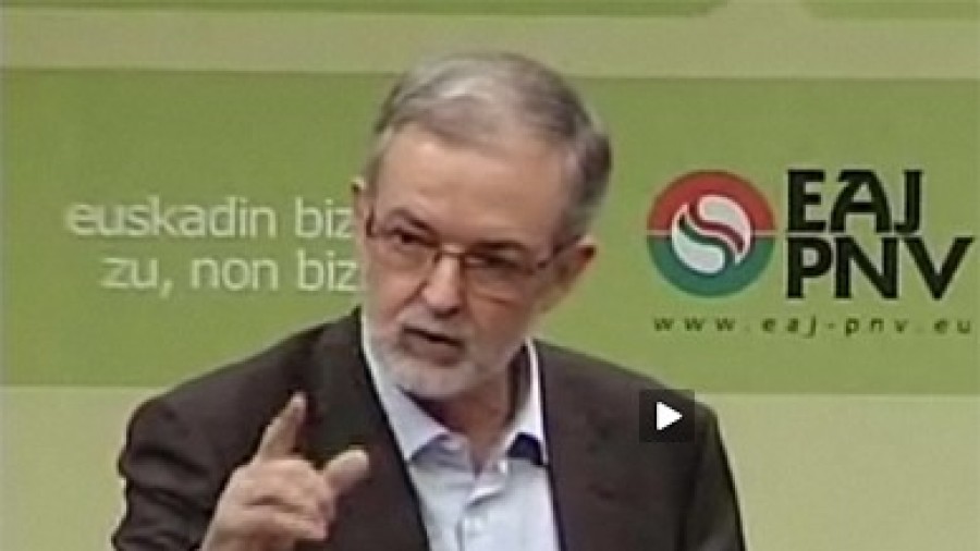 Acto político en Ficoba (Irun): José Ramón Beloki