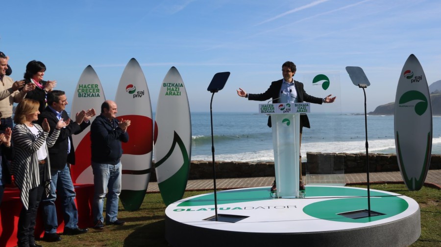 Unai Rementeria presenta la candidatura de EAJ-PNV a Juntas Generales como una ola de ilusión y cambio que va a hacer crecer Bizkaia