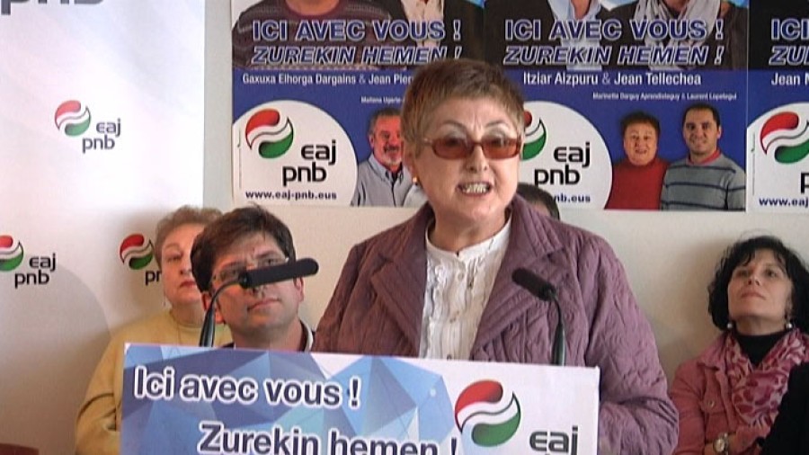 Gaxuxa Elhorga-Dargains, candidate d'EAJ-PNB : canton de Saint-Jean-de-Luz