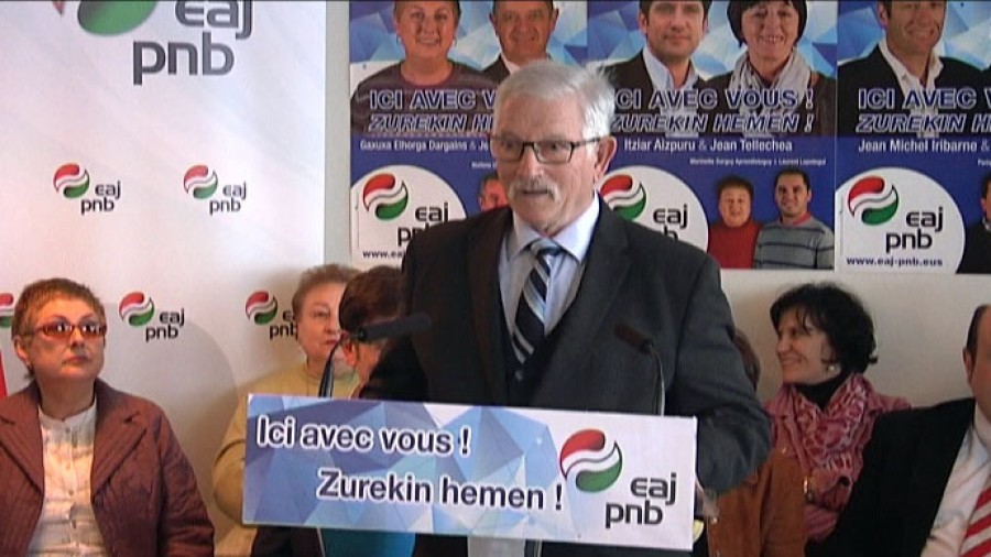 Francis Gellie, candidat d´EAJ-PNB : canton d´Ustaritz-Vallées de Nive et Nivelle