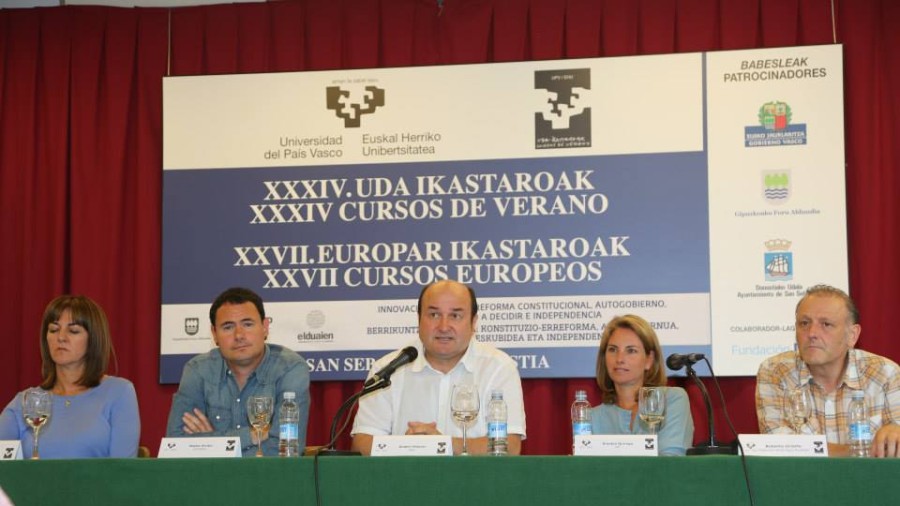 “EAJ-k Konstituzioaren erreforma babestuko du soilik euskal nazioaren errealitatea aitortzen badu eta euskal herria subjektu politiko jotzen badu”