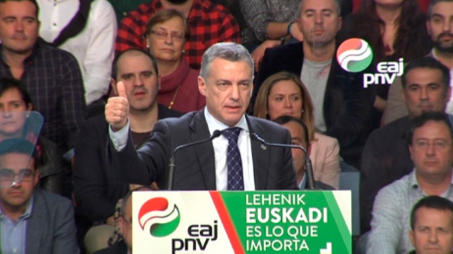 Iñigo Urkullu: “Vamos a profundizar en nuestro Autogobierno y a garantizar el futuro de Euskadi”