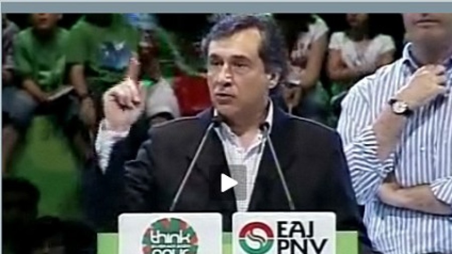 Discours du député général d´Araba, Xabier Aguirre