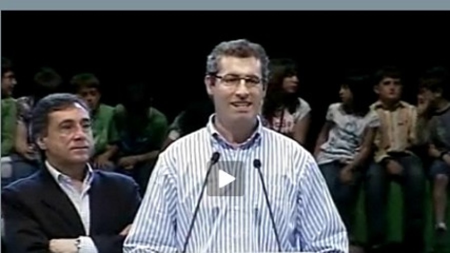 Discours du député général du Gipuzkoa, Markel Olano