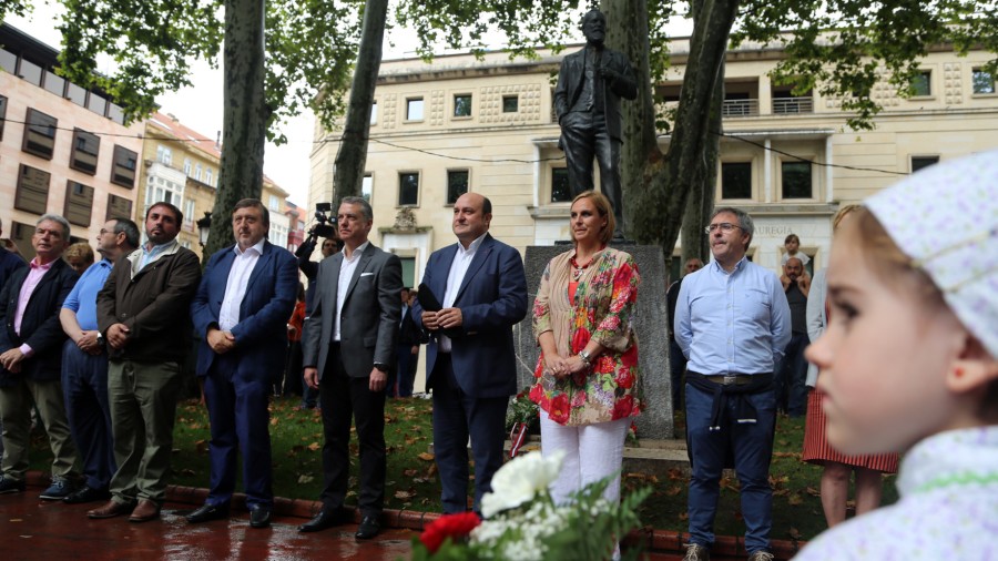 Ortuzarrek, EAJ-PNVren 121. urteurrenean, jeltzaleei eskatu die “begirada Euskadin jartzea, hori delako gure kausa bakarra”