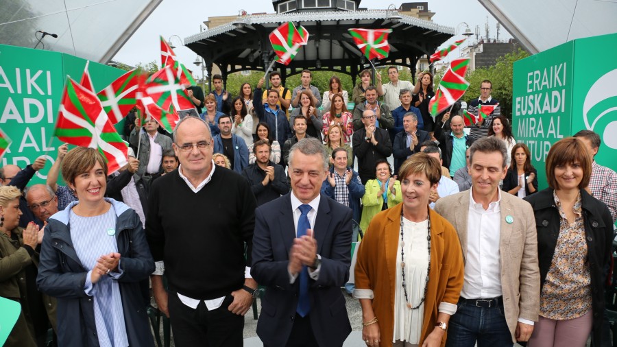 Urkullu en Irun: “Queremos ser, hacer y decidir como país en un proyecto europeo, abierto y sin fronteras”