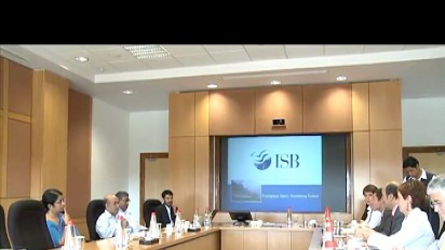 Acuerdo de colaboración con la Indian School of Business
