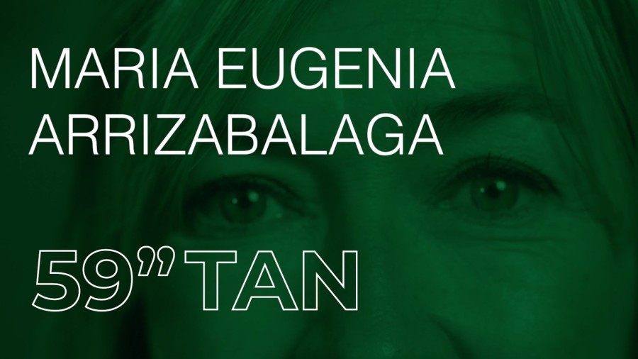 María Eugenia Arrizabalaga en 59