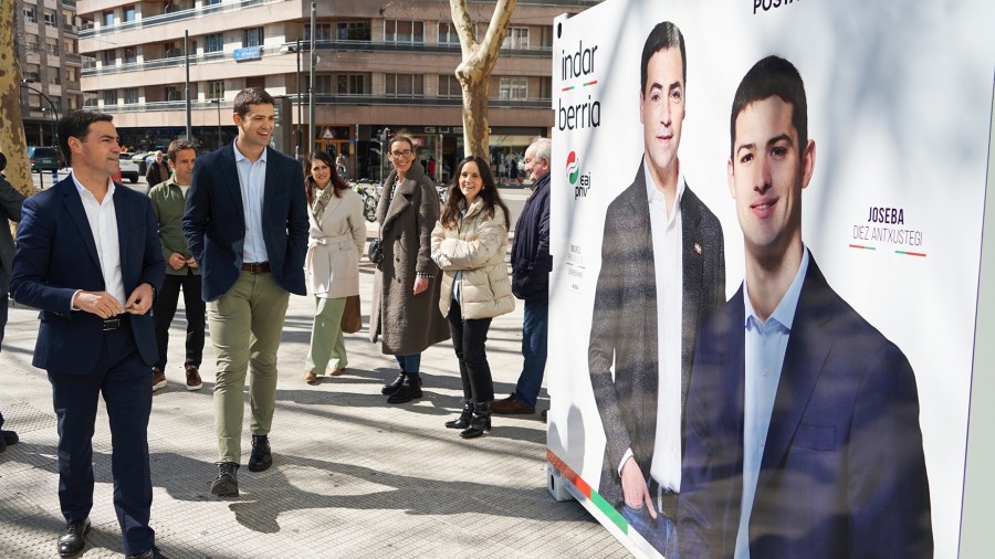 Imanol Pradales: “El próximo 21 de abril la sociedad vasca debe elegir el modelo de Euskadi que quiere para los próximos 4 años”