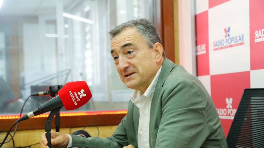 Aitor Esteban: “Creo que hay un descaro en contra del euskera que antes no existía” Aitor Esteban: “Creo que hay un descaro en contra del euskera que antes no existía”
